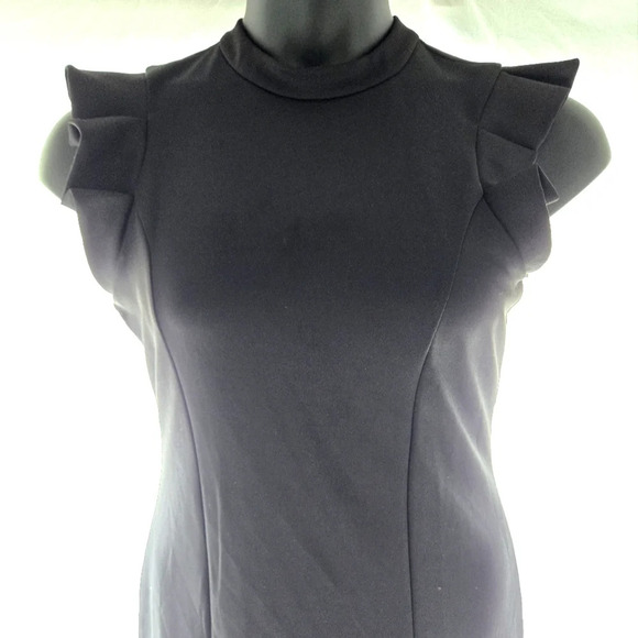 Leola Couture Black Mini Dress NWT - Picture 4 of 11